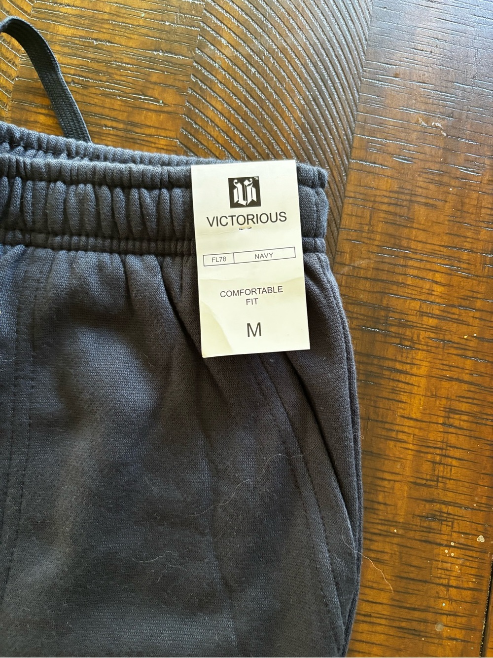 Victorious Men's Navy Sweatpants - Comfortable Fit